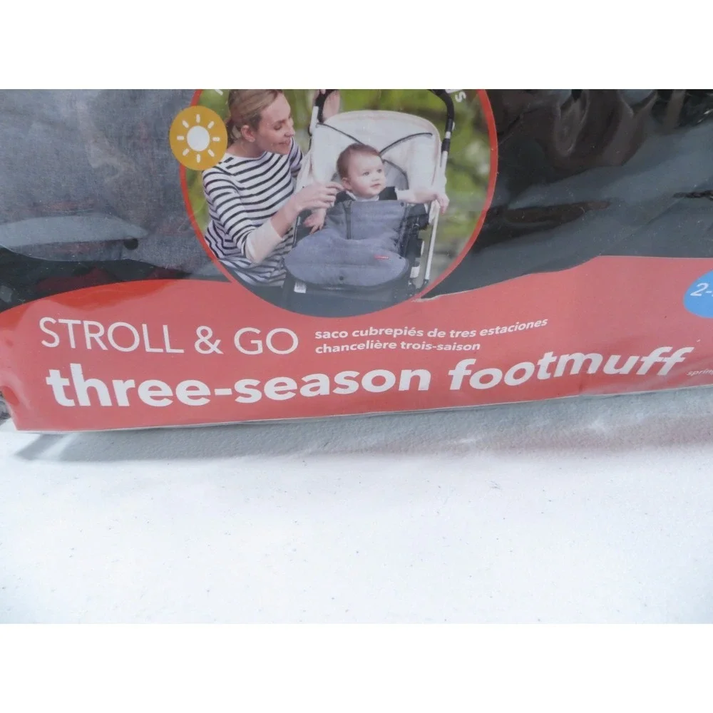 Skip Hop Stroll & Go Three Season Footmuff‎ 2-In-1 Infant To 12 Months Black
